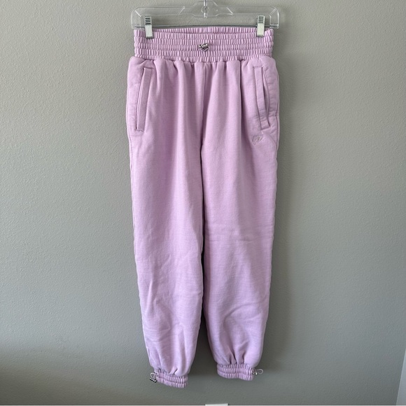 For Love & Lemons Josie Pink/Purple Jogger Sweatpants Lounge Small - Picture 4 of 15